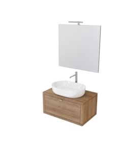 Mobile bagno 'tintoretto' rovere, 80 cm